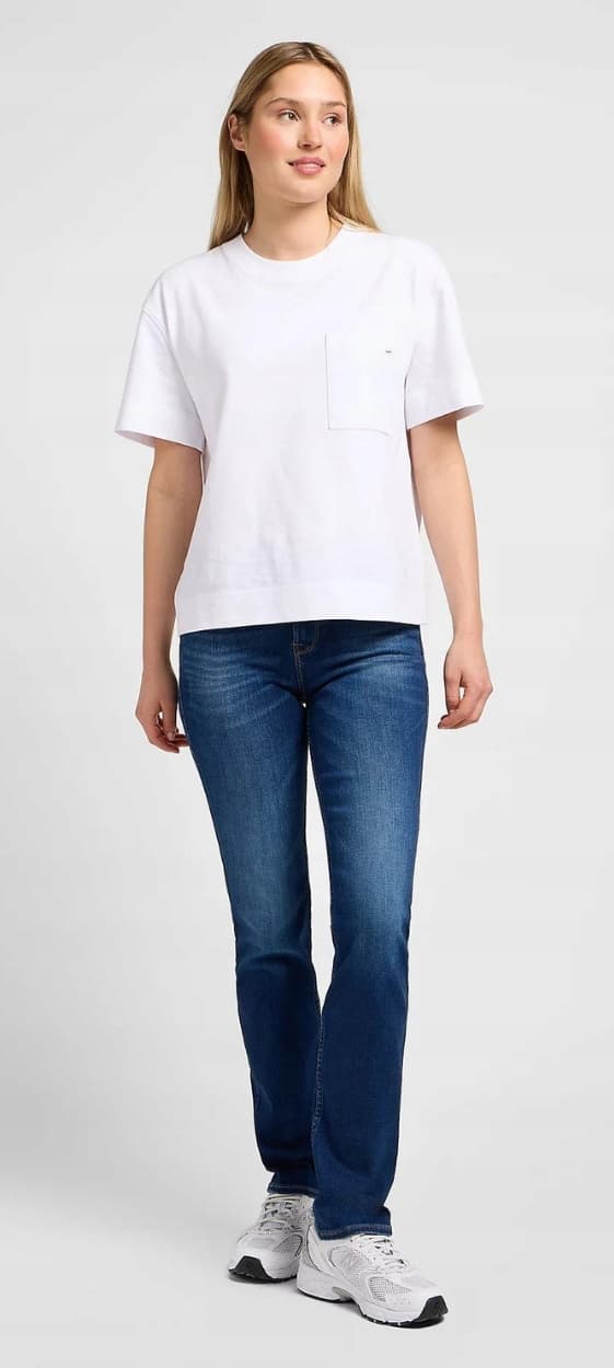 Lee MARION LIGE Nathimmel LIGE ELASTISK MØRK JEANS W34 L33