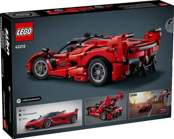 LEGO Technic 42212 Ferrari FXX K, 897 dele