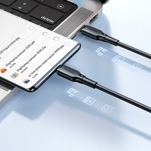 MCDODO USB-C-KABEL SNABBLADDNING FÖR SAMSUNG APPLE USB TYP C 5A 240W 2M