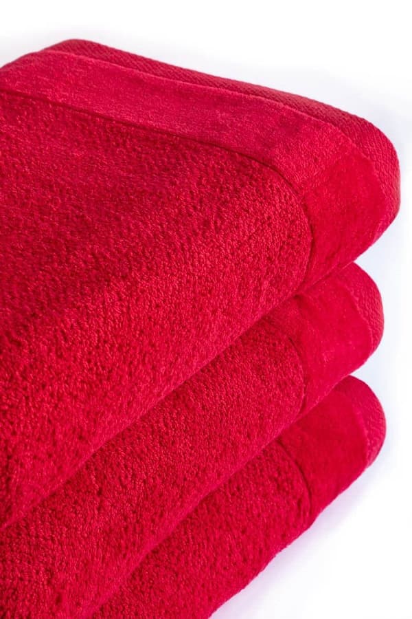 Vito handduk 50x90 Röd 550g 100% bomull