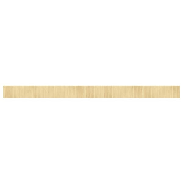 vidaXL Rektangulär matta, ljus naturfärgad, 70x1000 cm, bambu