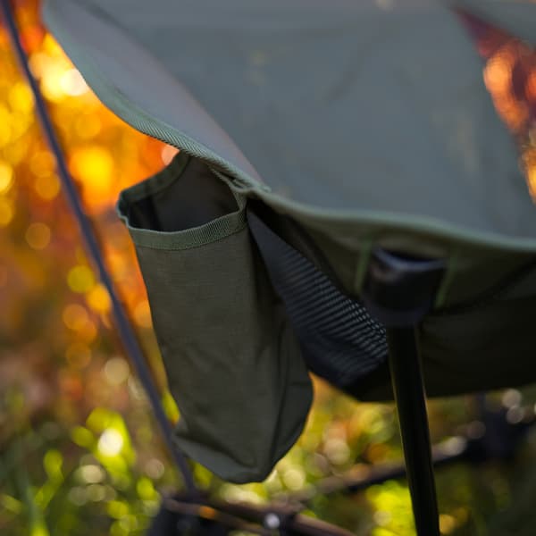 Stor Offlander campingstol, foldbar, olivengrøn