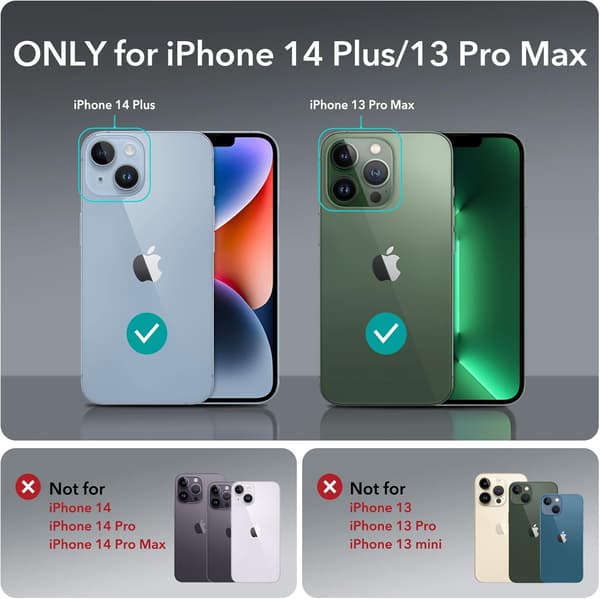3x Härdat glas Apple iPhone 13 Pro Max + monteringsram A2484 A2641