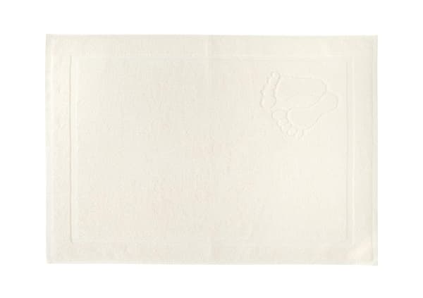Fodtæppe 50x70 CREME Ekri 650g 100% bomuld