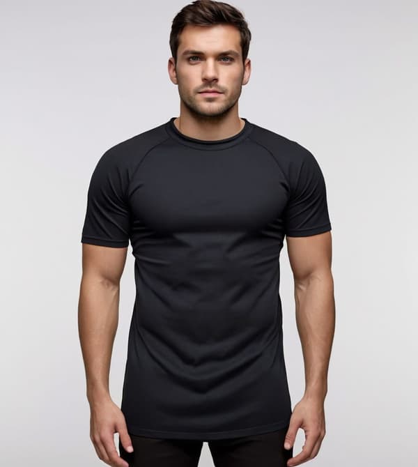 Vit herr-T-shirt med tryck, 100 % bomull Recea XL