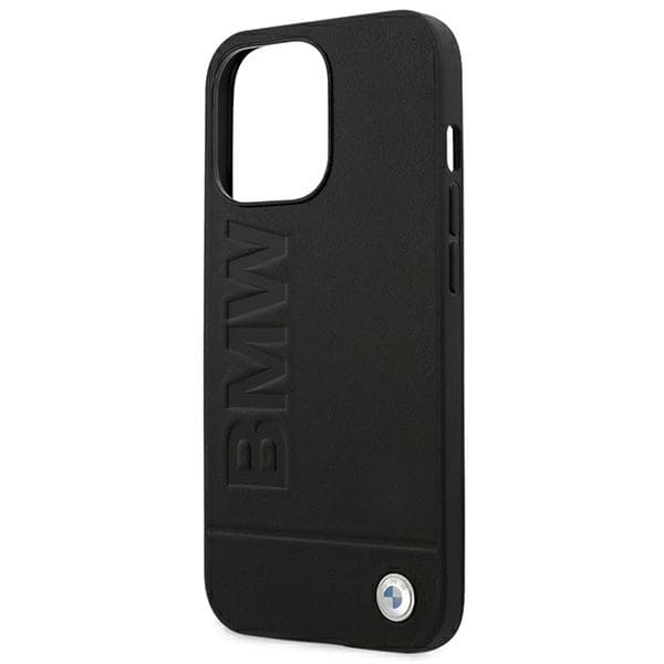 BMW BMHCP14LSLLBK iPhone 14 Pro 6.1 Etui Sort Læder Stempel