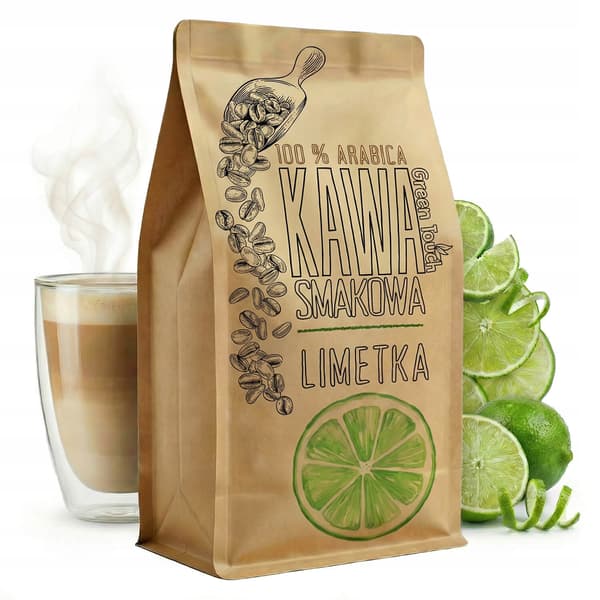 Malet kaffe smagsat lime forfriskende 1 kg Green Touch