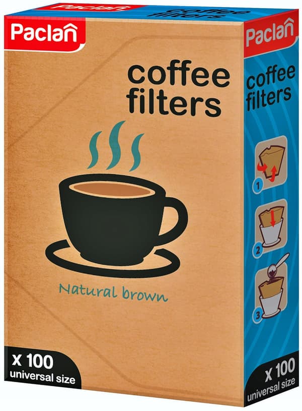 Paclan kaffefiltre 100 stk. 136971