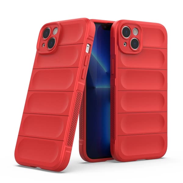 Magic Shield-cover til iPhone 14 Plus fleksibelt pansret cover rødt
