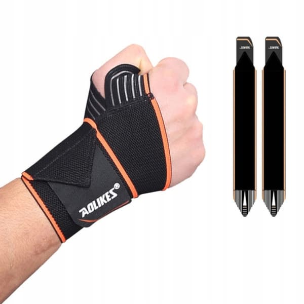2x HÅNDLEDSSTABILISATOR, HÅNDSTØTTE, ELASTIK, BÅNDSTYRKE, TAPE