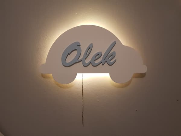 Barnens billampa, personlig LED