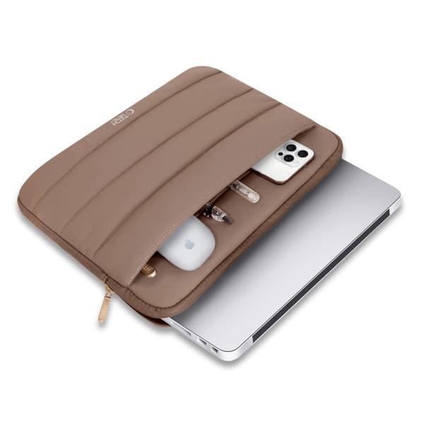 Tech-Protett Fluffy Laptoptaske 13-14 - Brun