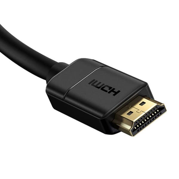 Baseus HDMI 2.0 Kabel, 4K 60Hz, 3D, HDR, 18Gbps, 3m (Sort)