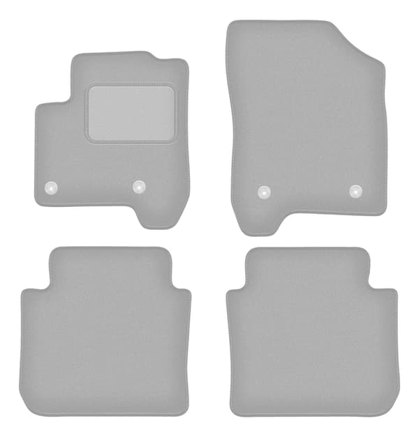 Harmaat auton matot Citroen C3 Picasso minivan (2008-2017) varten