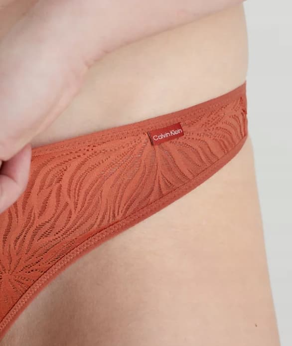 CALVIN KLEIN DAME BRUN STRING TRUSSER S 2A5F4_B* TIA