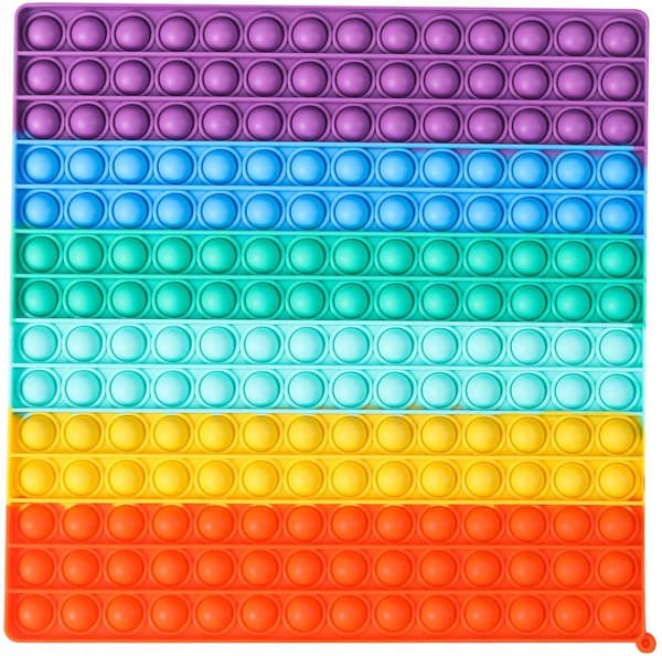AISTILelu Neliö 30x30 Sateenkaari