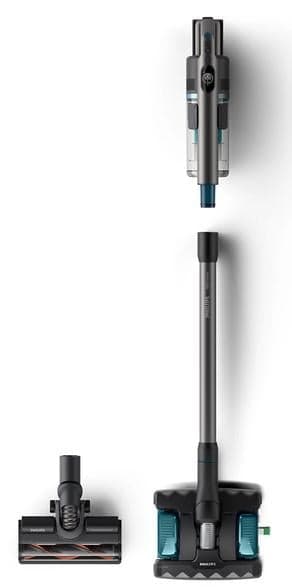 Trådlös dammsugare med moppfunktion PHILIPS XC8157/01 Pawi blå