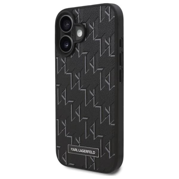 Karl Lagerfeld Hot Stamp MagSafe - iPhone 16 Plus cover (sort)