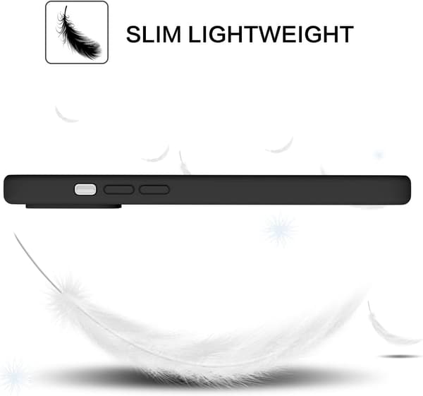 APPLE IPHONE 13 -KUORI SILIKONIMUSTA MIKROKUITUA A2482