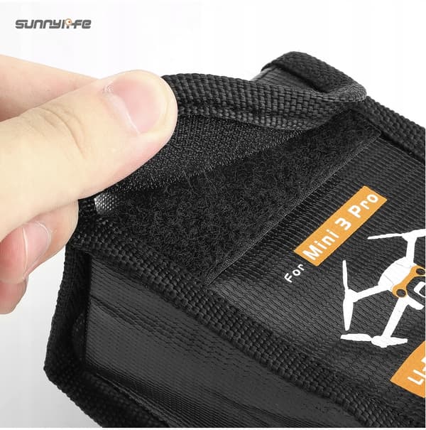 Sikker brandsikker kuffert med 3 batterier til DJI Mini 3 / 3 Pro / 4 Pro