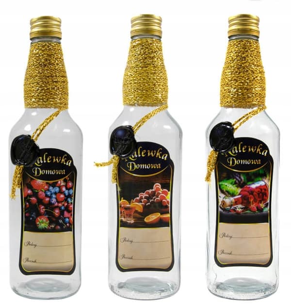 Monopoly dekoreret flaske 500ML hjemmetinktur
