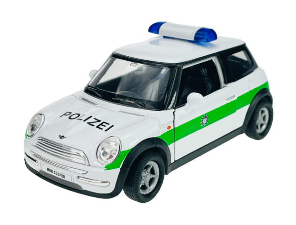 WELLY MINI COOPER POLIISIVIHREÄ 1:34 49766