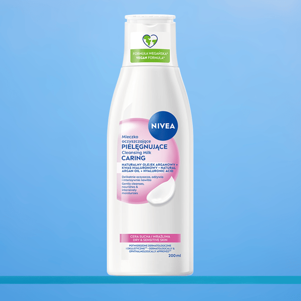 NIVEA Rensende mælk tør og følsom hud 200 ml