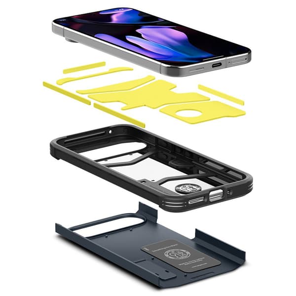 Spigen Tough Armor - Etui til Google Pixel 9 Pro XL (Metal Slate)