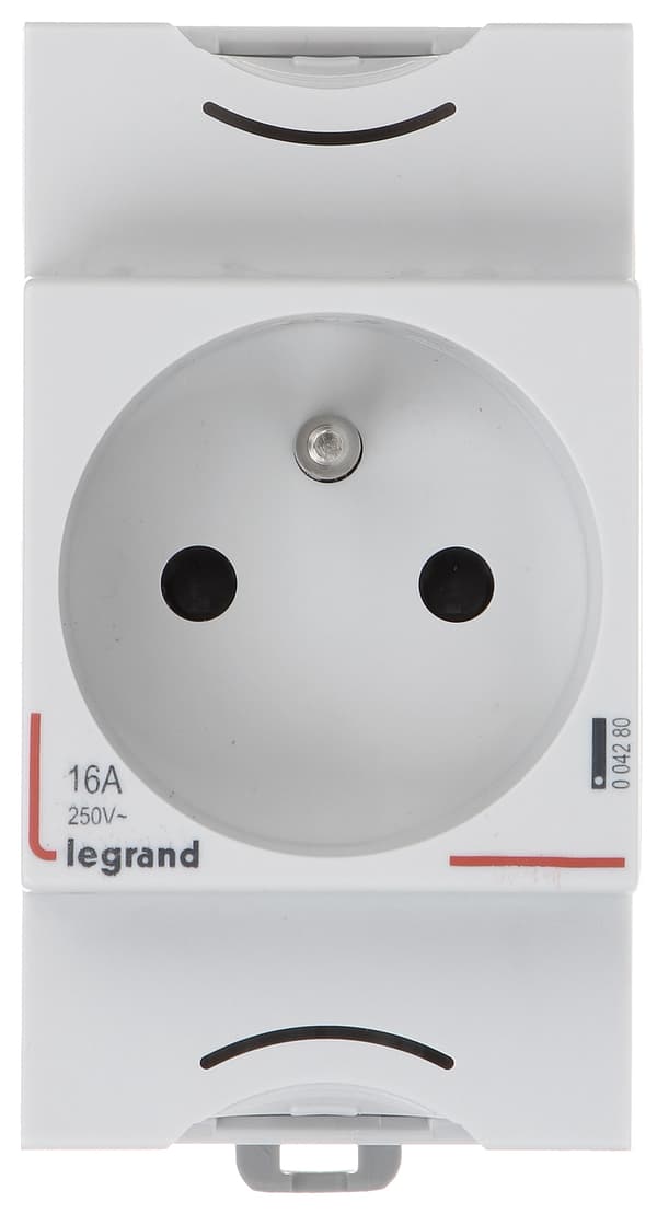 Legrand enkelt udtak LE-004280 DIN TS-35 230 V 16 A