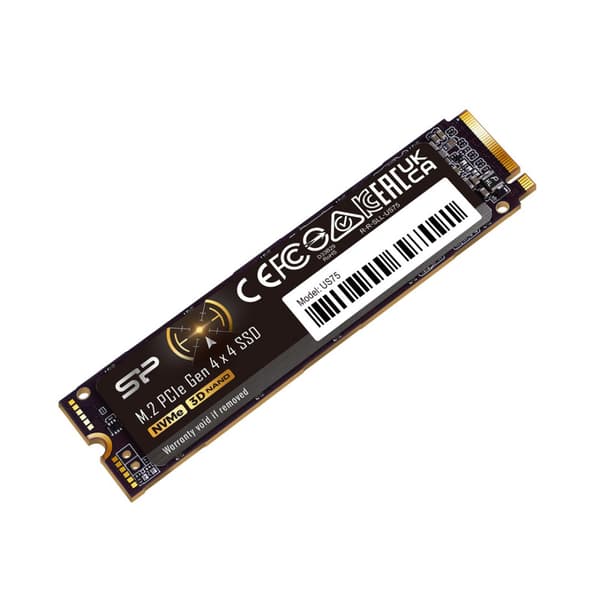Silicon Power US75 1 Tt:n M.2 Gen4 SSD-levy, 7000/6000 Mt/s