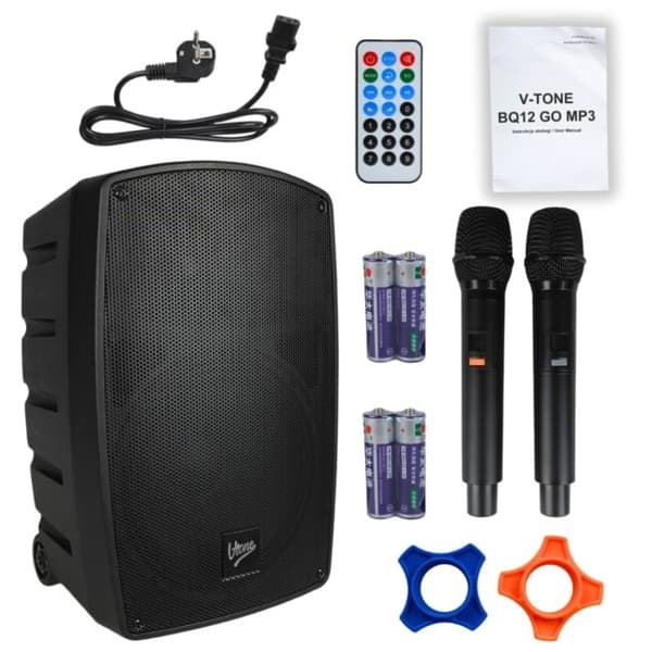 Aktiv högtalare V-TONE BQ12 GO MP3, 200 W, Bluetooth