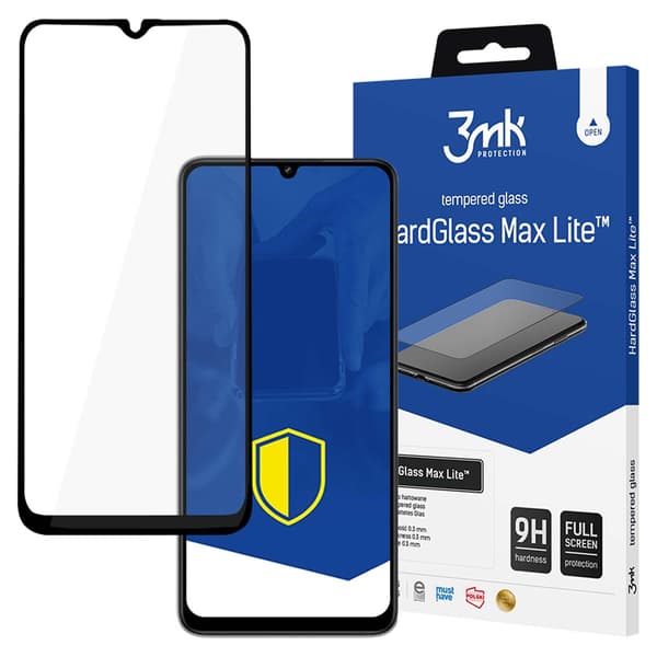 Redmi 13C 5G - 3mk HardGlass Max Lite musta
