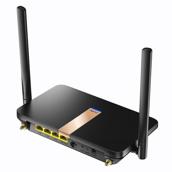 CUDY LT500D desktop router sort, 4x LAN, Wi-Fi 5, 4G