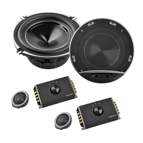 Bilbasser 5'' 100W tweeter bas sæt