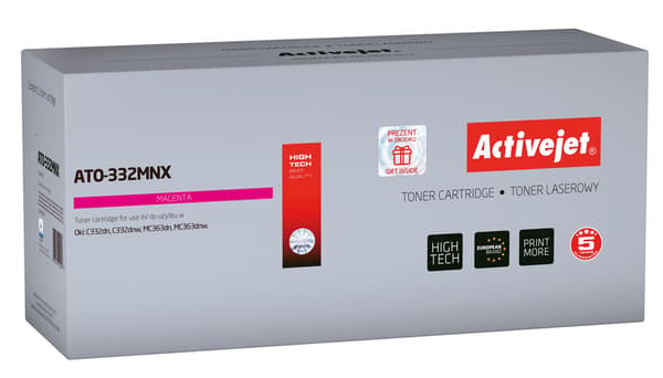 Activejet-toner för OKI 46508710 ny ATO-332MNX