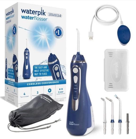 WATERPIK Sladdlös Advanced 2.0 Irrigator WP-583 Marinblå