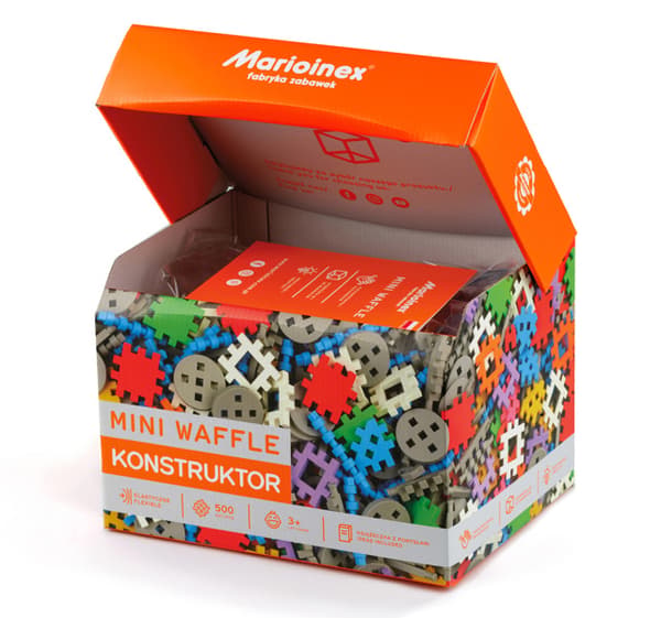 Marioinex Wafers Mini Constructor-klodser, 500 stk.