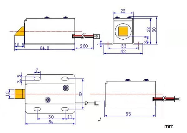 ATLO-DT-L09 elektromagnetiskt skåplås