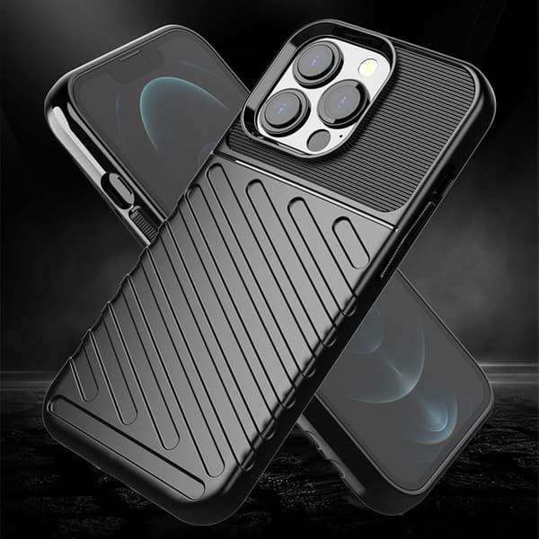 Thunder Case flexibelt armerat skal till iPhone 13 Pro grönt