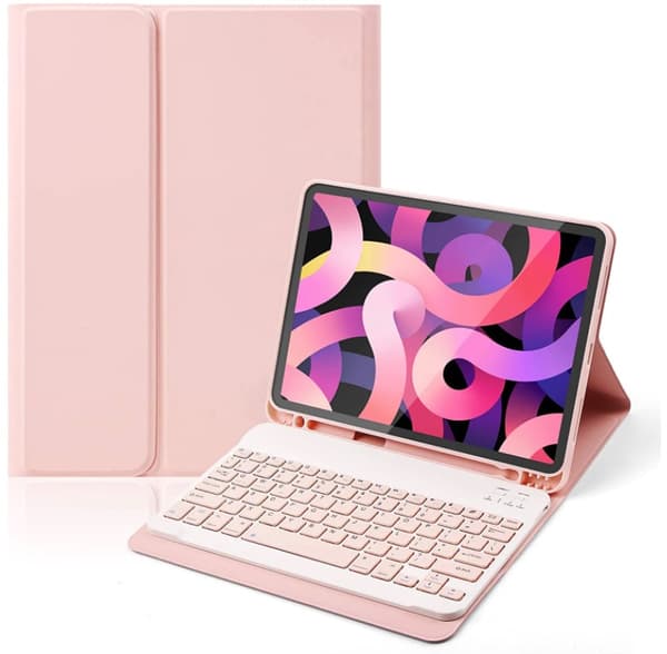 Etui og tastatur til Apple iPad 7/8/9 generation 10.2 2019/2020/2021