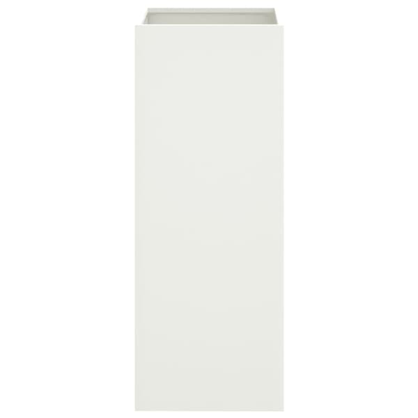 vidaXL Kruka, Vit, 32x29x75 cm, Stål