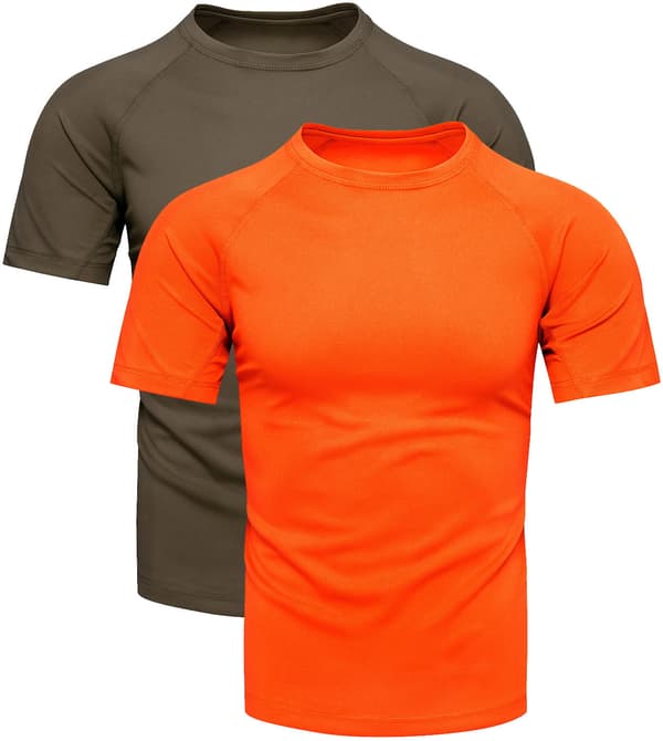 Herr grå bomulls-T-shirt med Recea-tryck stl L