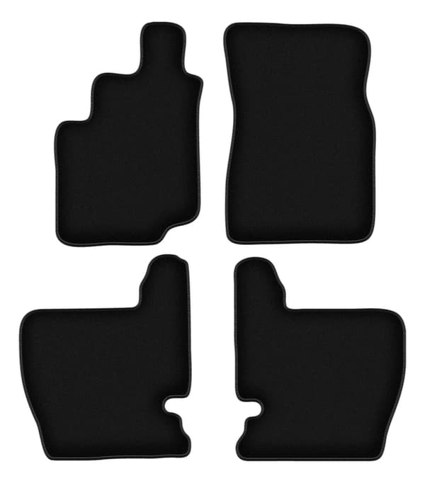 BASIC mustat velour-lattiamatot: Daewoo Musso SUV (1993-2005)