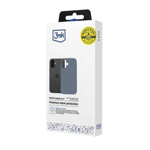 Apple iPhone 16 - 3mk Hardy MagSilicone Ultramarin