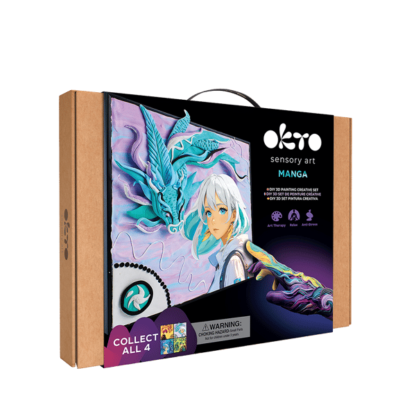 DIY 3D-maalaus "MANGA" 30*40 cm Ilma
