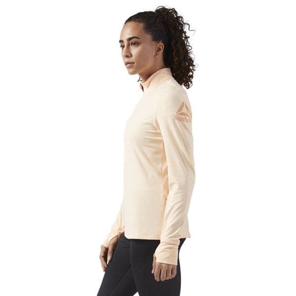 REEBOK LØBETRØJE MED 1/4 LYNLÅS