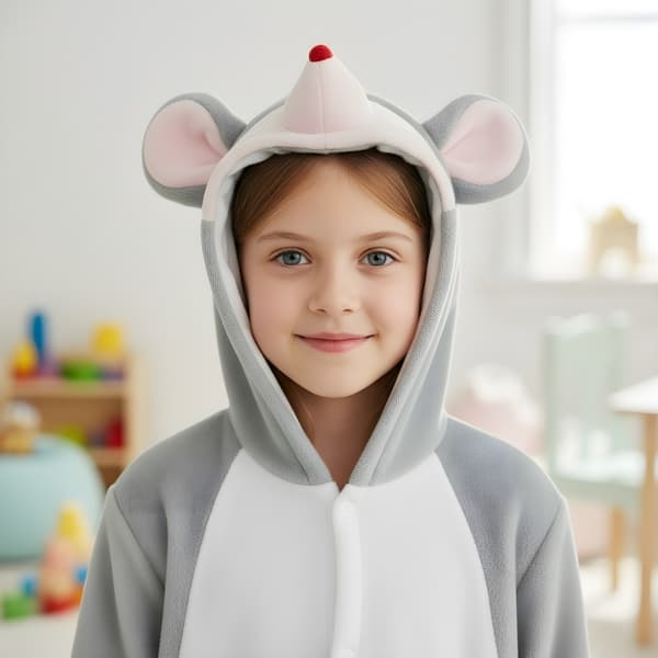 Mickey Mouse Kigurumi Pyjamas Kostume 125-135cm