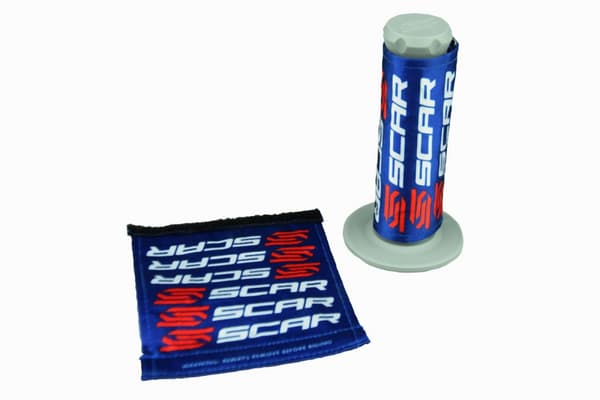 SCAR RACING GRIP SKYDDSHÄLL BLÅ/VITA/RÖDA