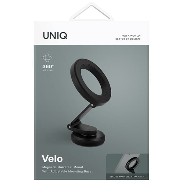 UNIQ universal magnetisk Velo-holder sort/midnat sort