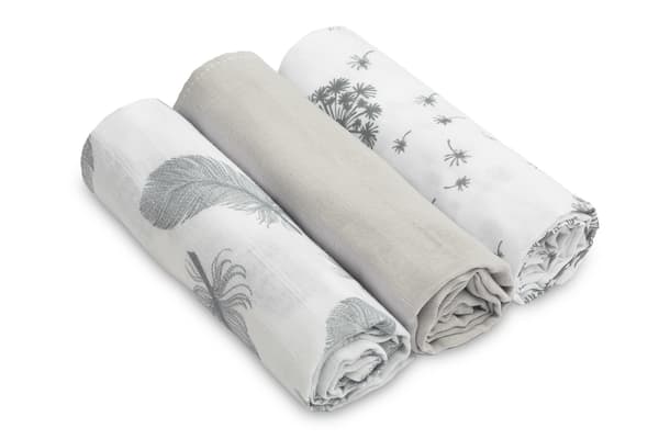 GRÅ MUSLIN BLEI (Pakke - 3 stk.)
